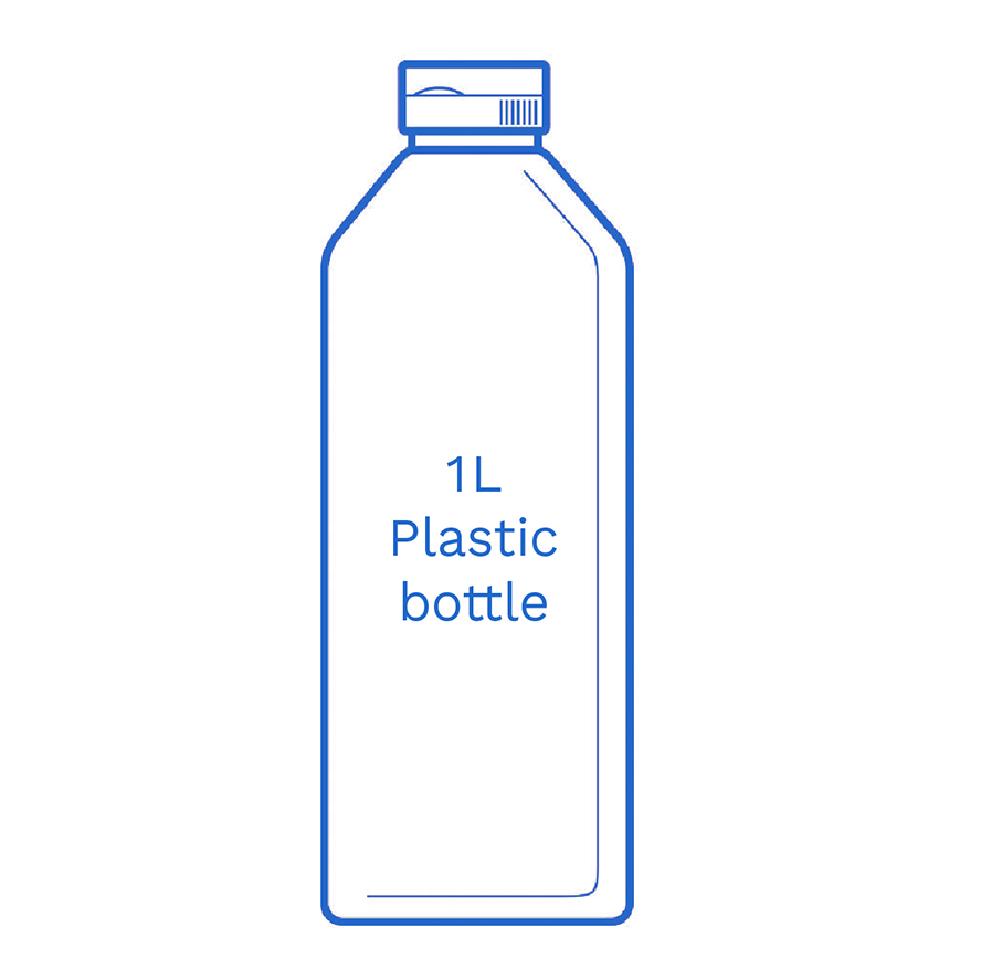 1 L Plastic bottle FSUK Hastings