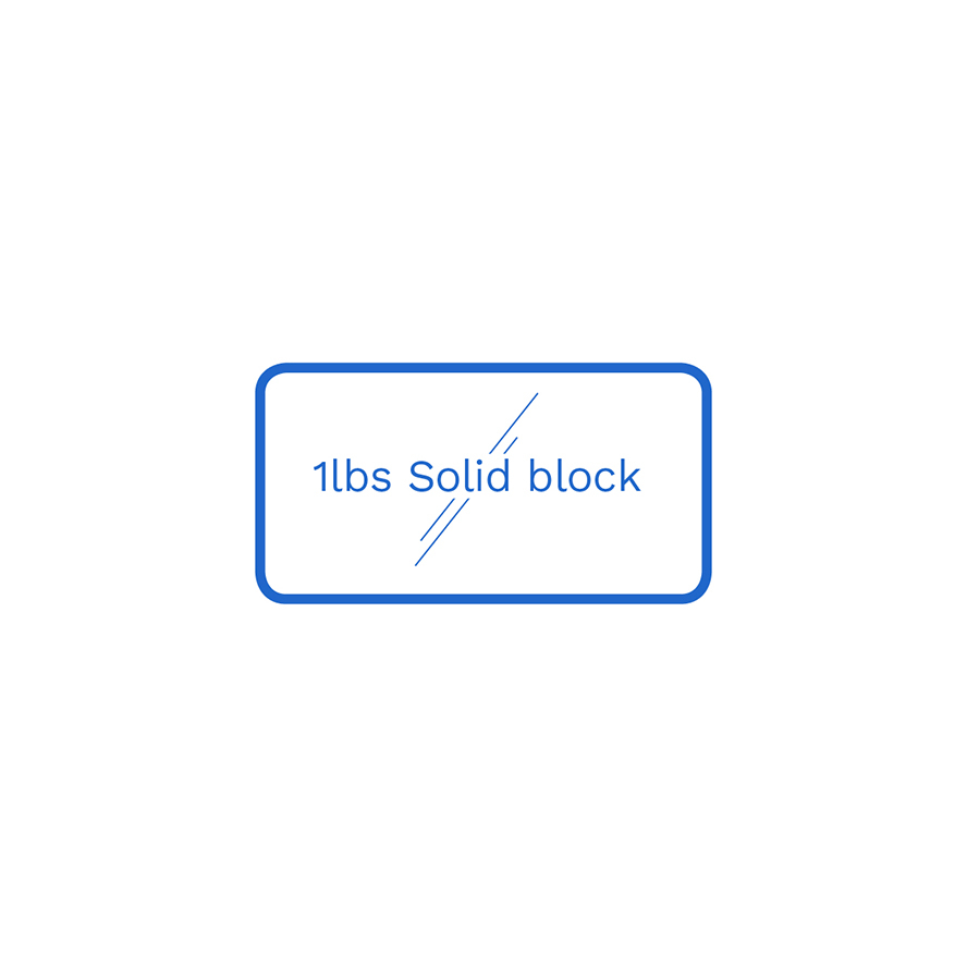 1lbs solid block FSUS Hillside