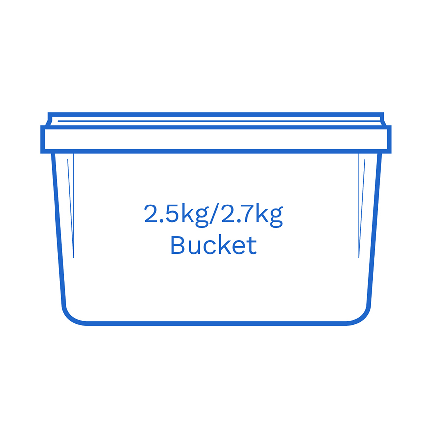 2 5kg 2 7kg bucket FSCE Da