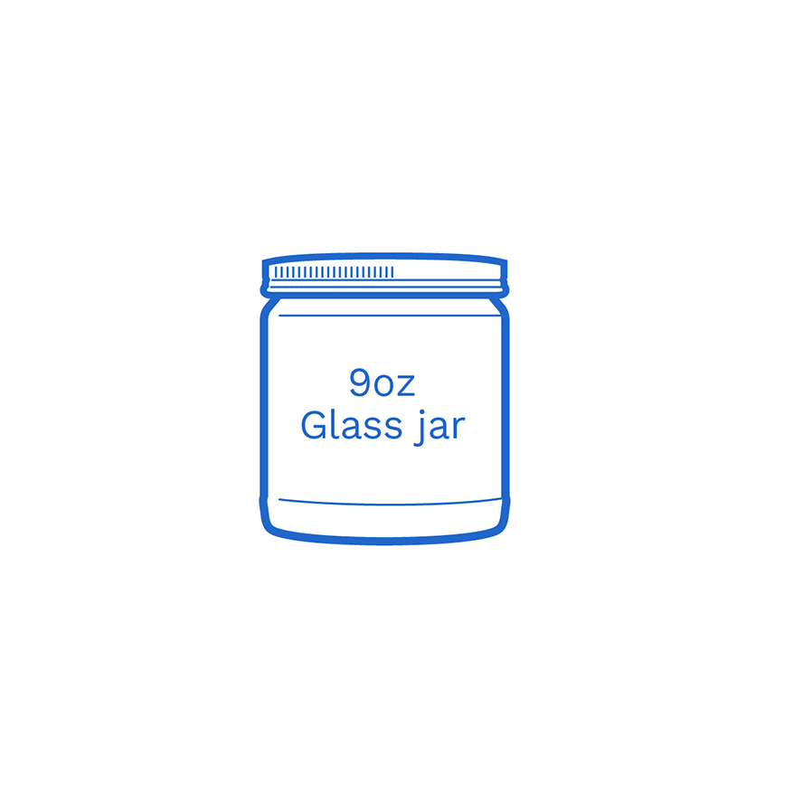 9oz Glass Jar FSUS Hillside