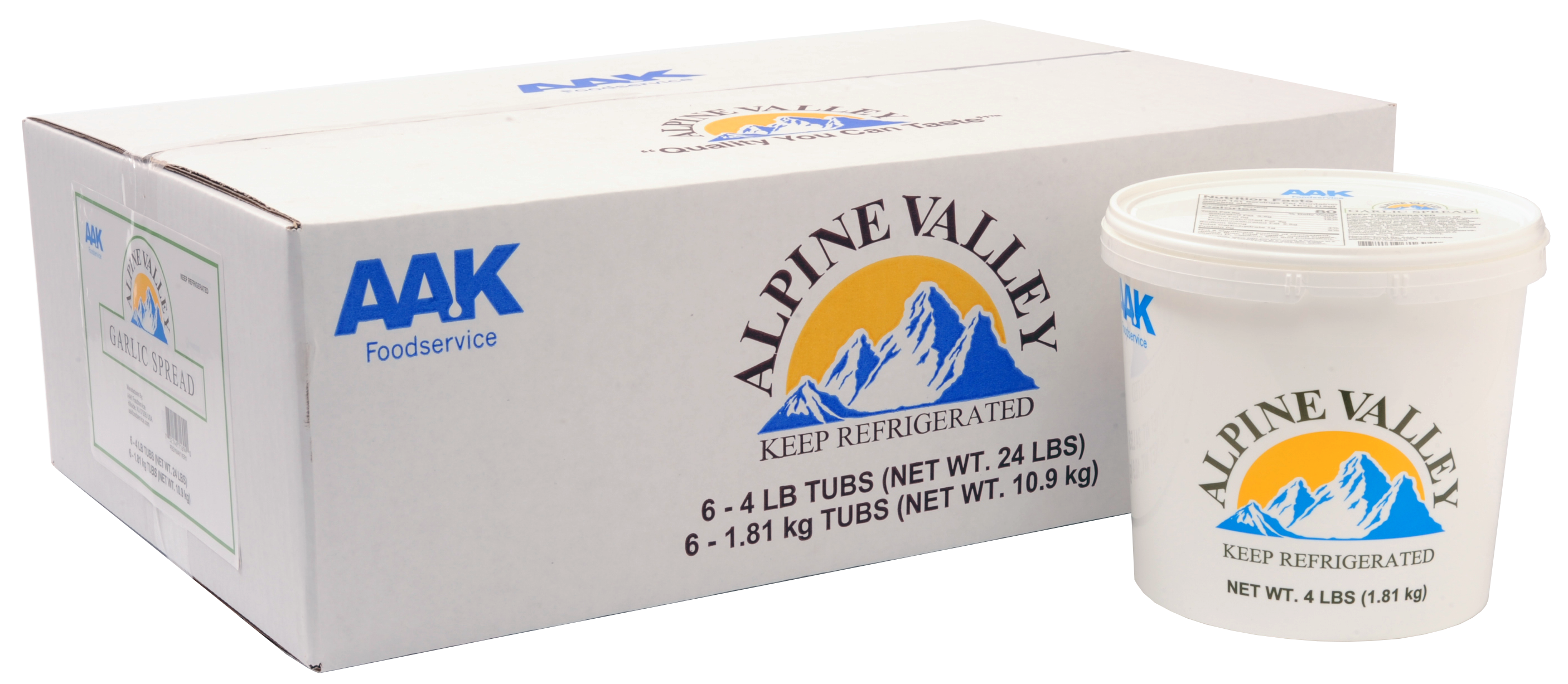 Alpine Valley Garlic Spread 4lb