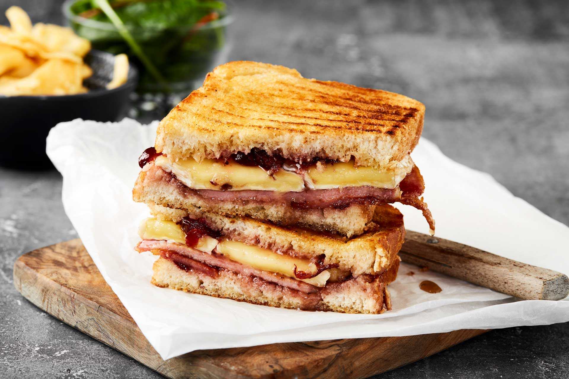 Bacon Brie Cranberry Toasty Whirl BA