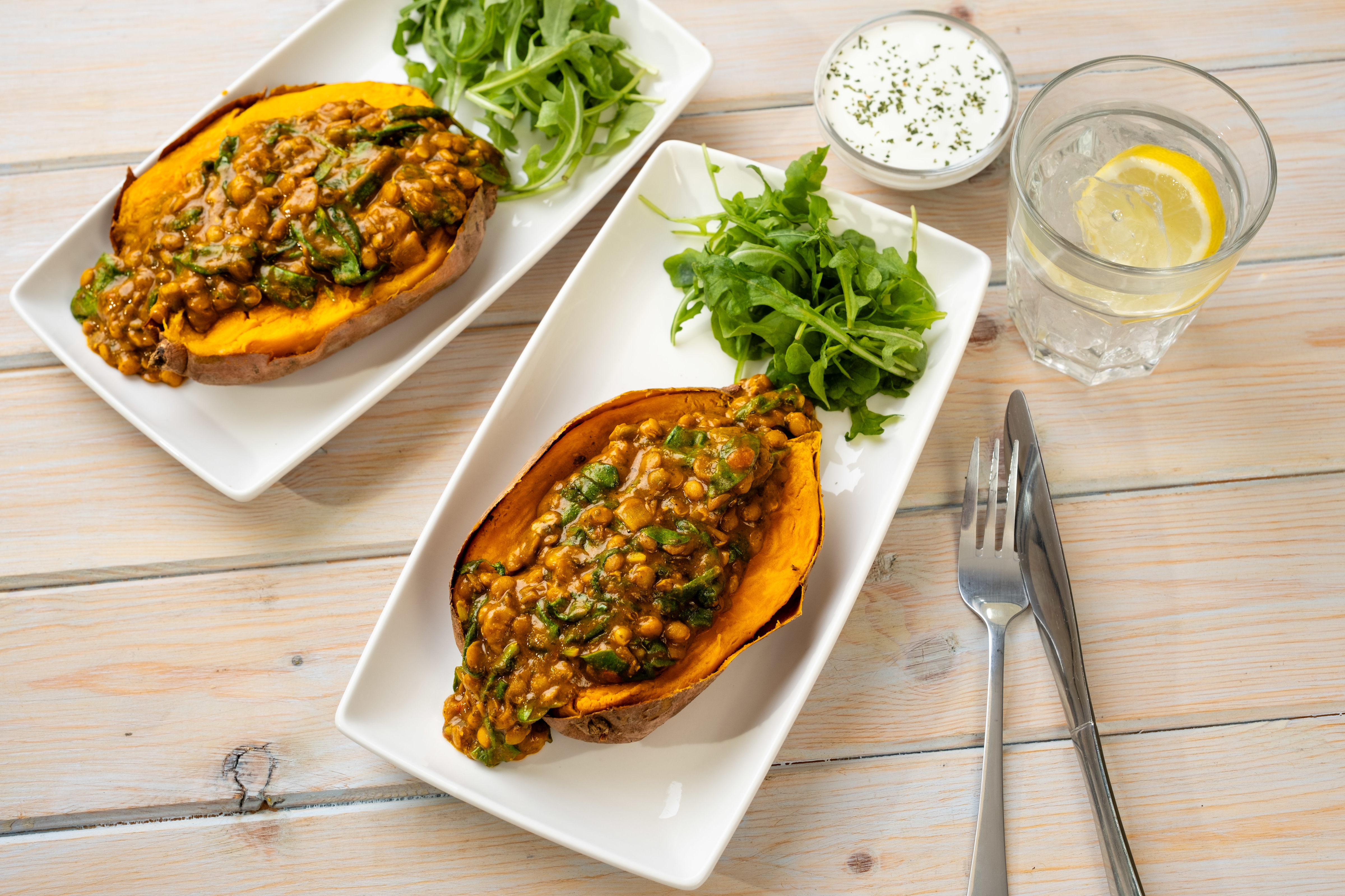 Balti Stuffed Potato