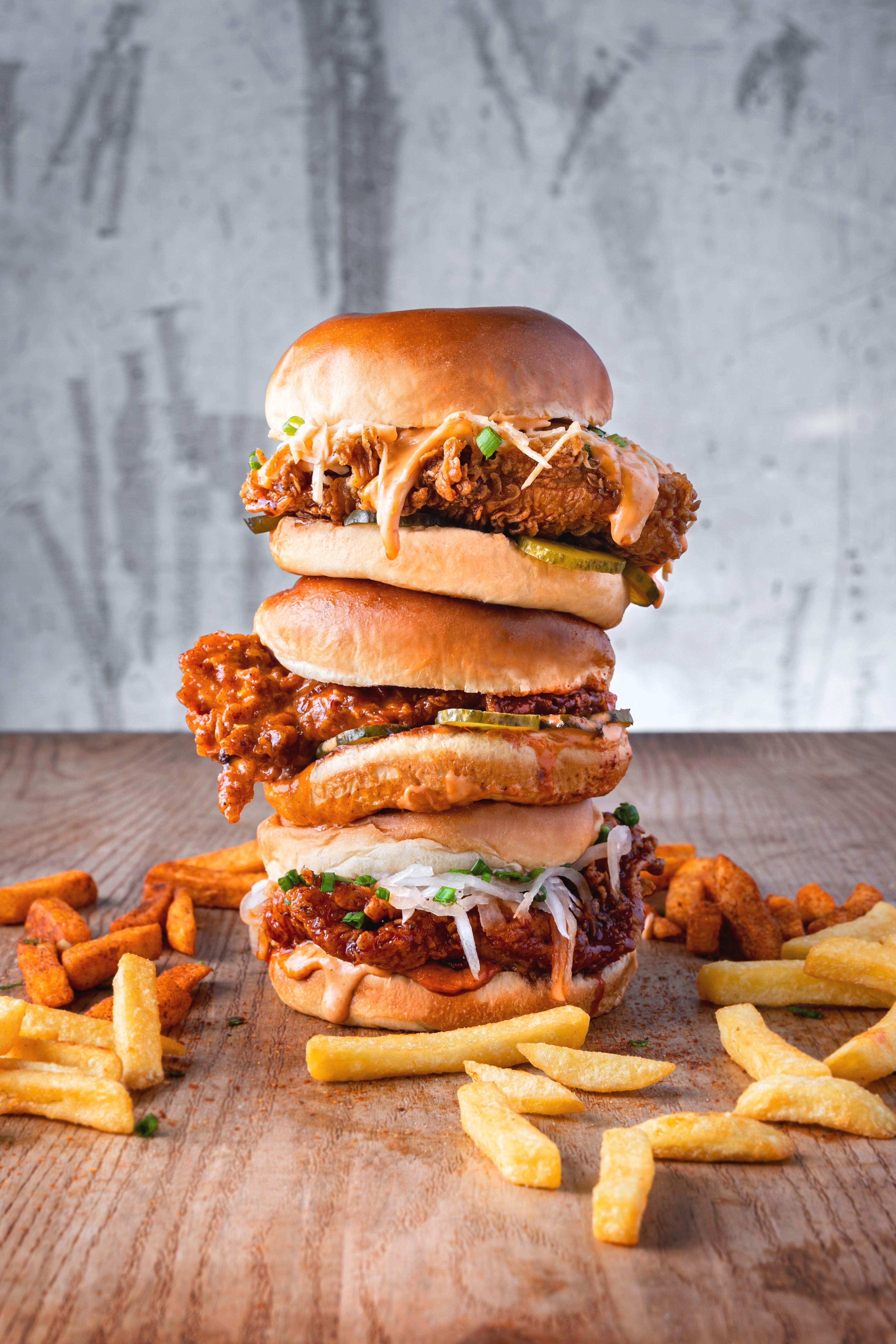 Insight paper chicken burgers
