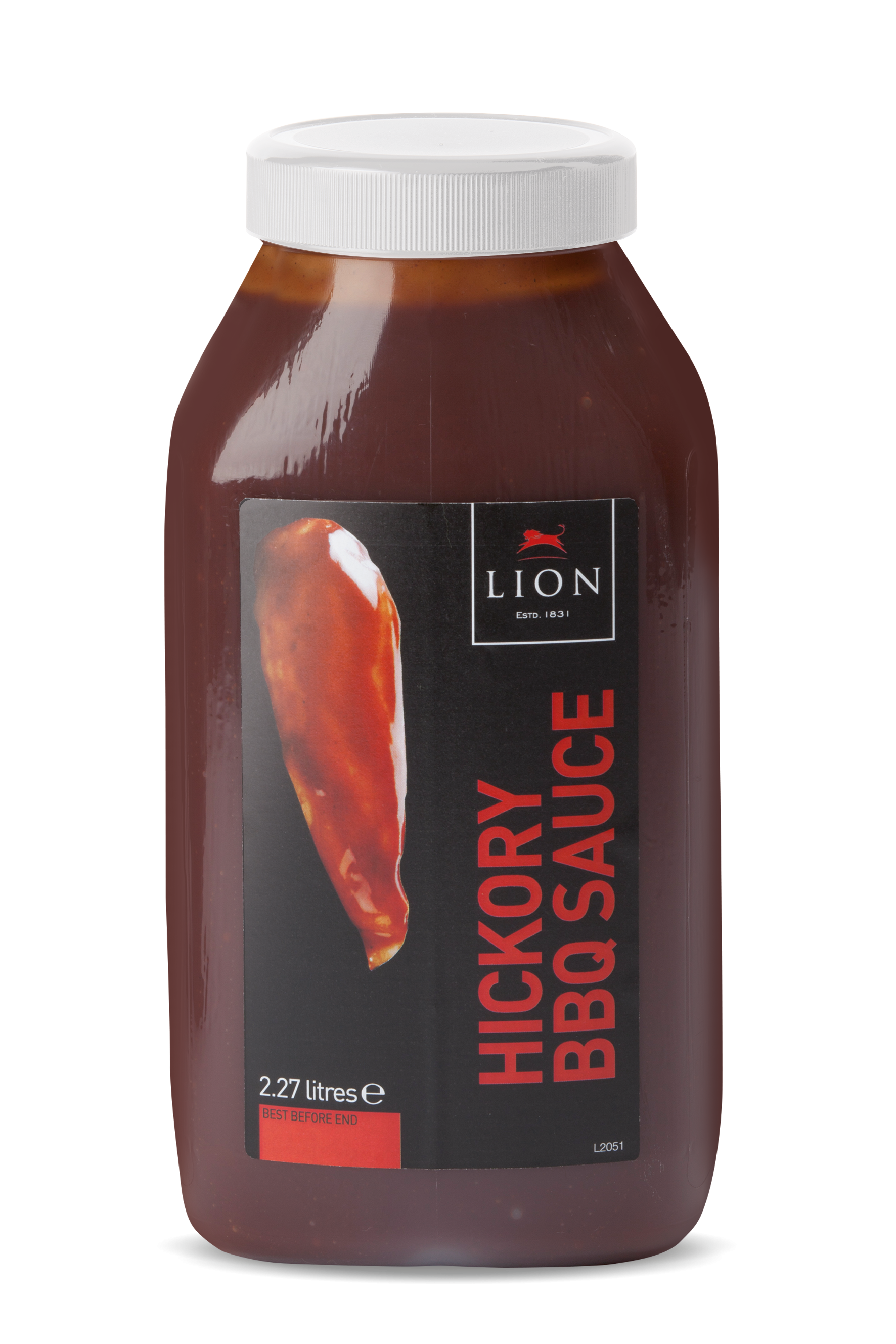 Lion Hickory BBQ Sauce 2 27 L White Lid