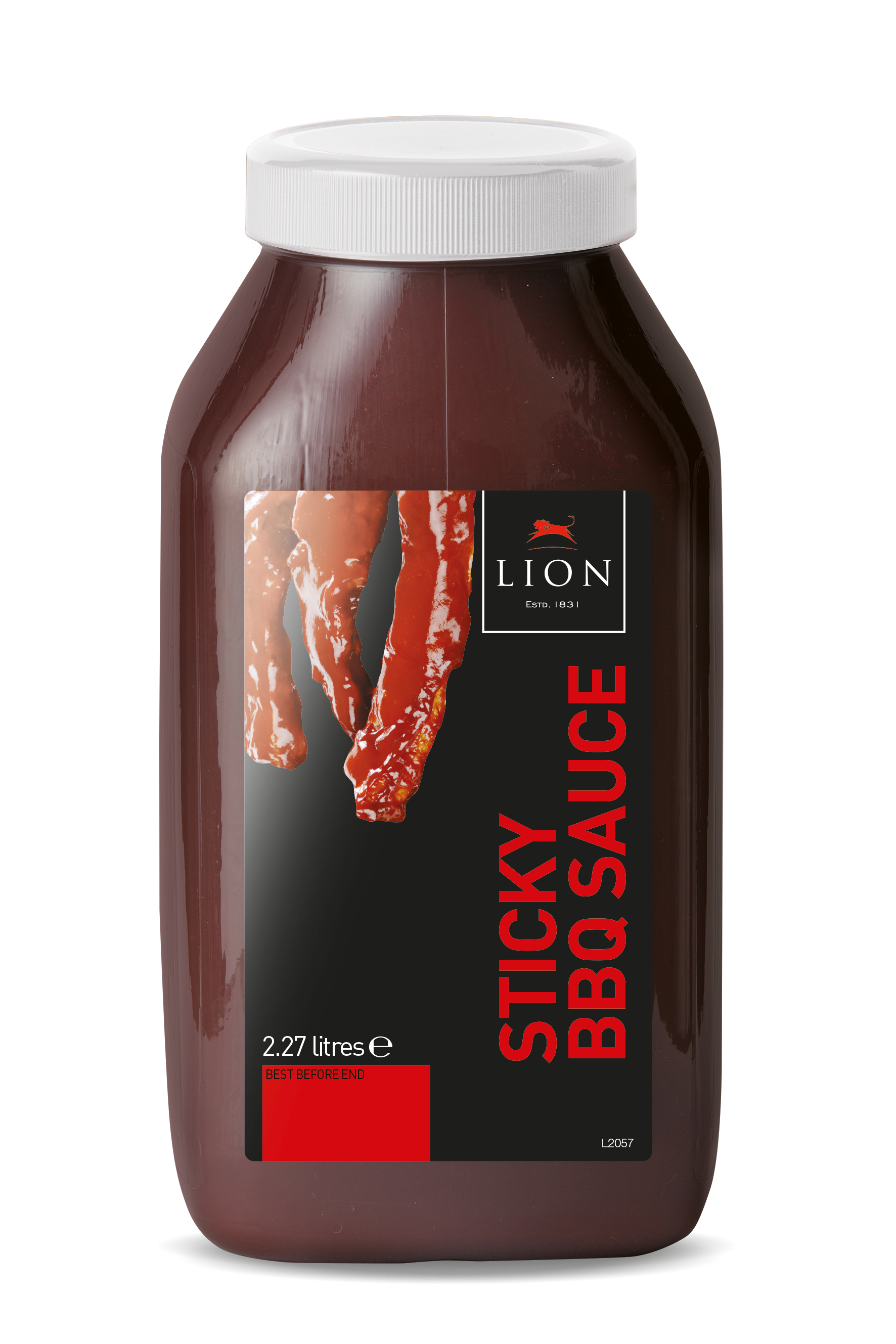 Lion Sticky BBQ Sauce 2 27 L White Lid