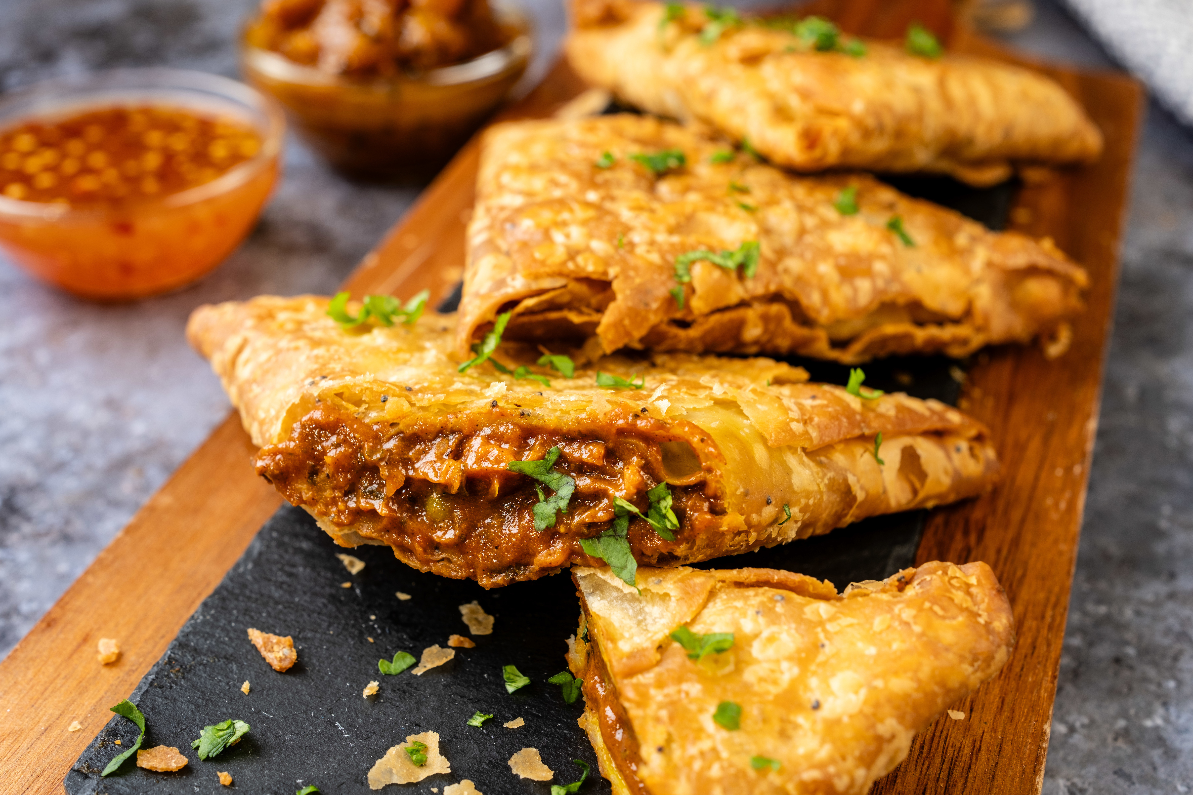 Tikka Masala Filo Parcels 13