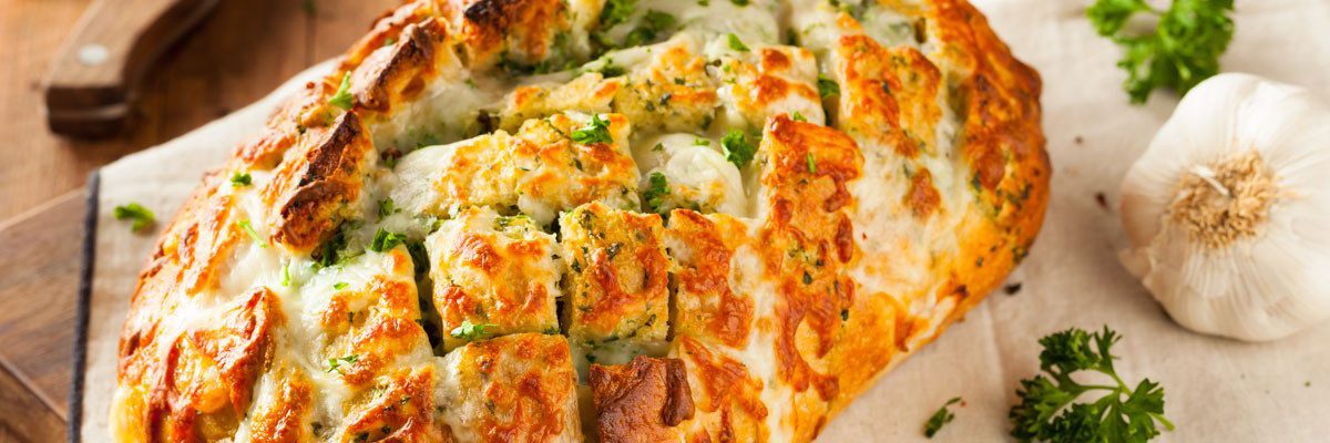 Bring exciting flavour fusions to your menu with new Garlic Herb Whirl Cheese Garlic Pull apart bread