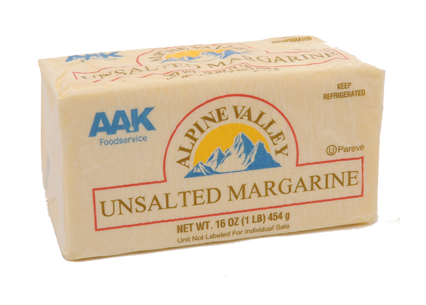 Alpine valley unsalted margarine 426 305