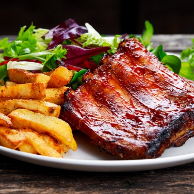 Balsamic barbecue spare ribs1