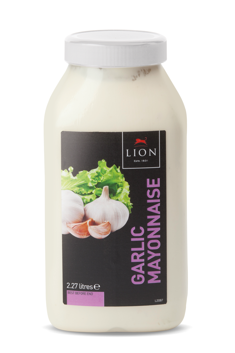 Lion Garlic Mayonnaise 2 27 L White Lid
