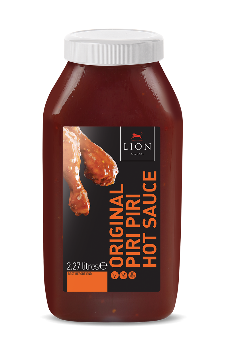Lion Original Piri Piri Hot Sauce 2 27 L White Lid