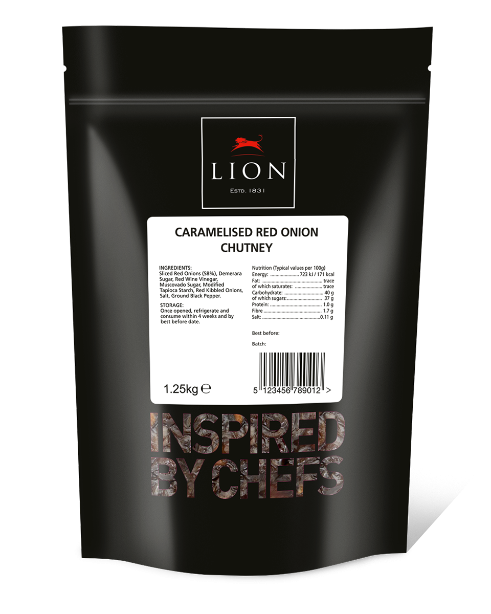 Lion Pouch Caramelised Red Onion